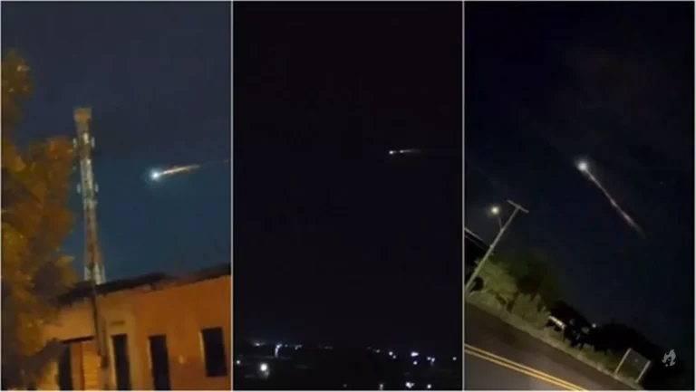 Moradores de cidades do Nordeste registram em vídeos bola de fogo no céu; astrônomo explica fenômeno
