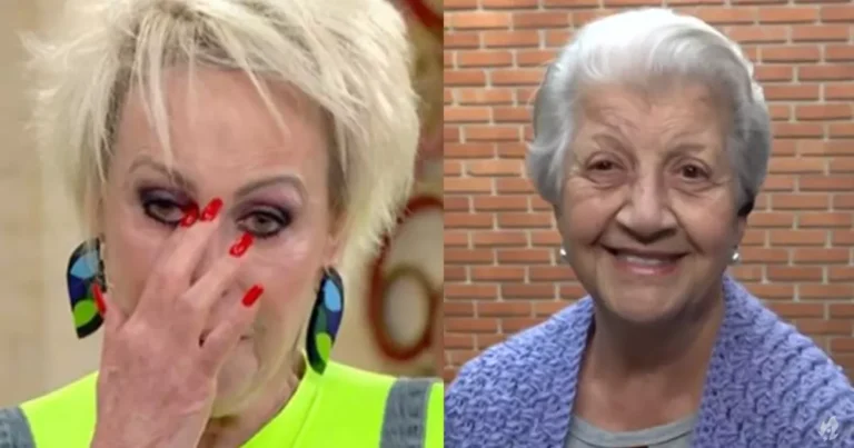 Ana Maria Braga chora durante entrevista ao lembrar da morte de sua mãe