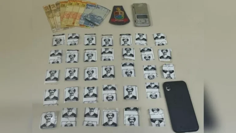 Polícia apreende droga com imagem do Seu Madruga em Cerqueira César