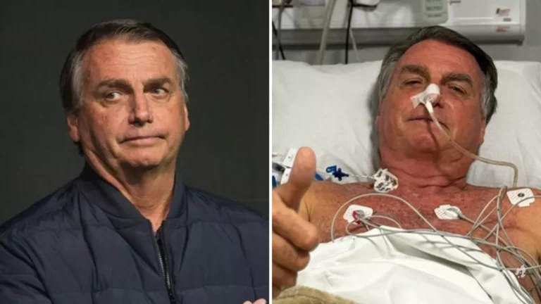 Após internação, Jair Bolsonaro surge pela primeira vez e entrega detalhes sobre seu quadro de saúde