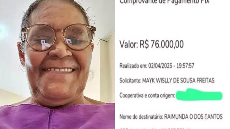 Dona de casa recebe PIX de R$ 76 mil por engano e toma atitude surpreendente