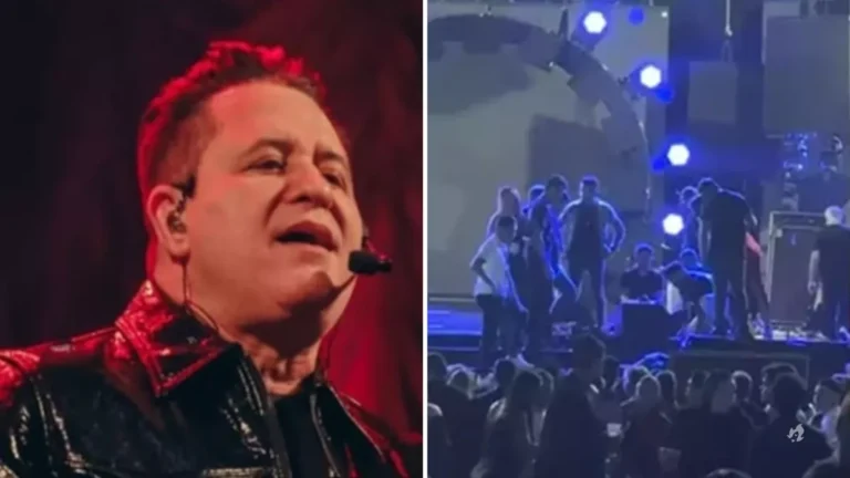 Cantor Marrone passa por cirurgia de urgência após cair de palco em show