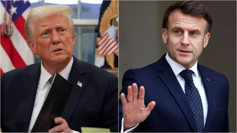 Trump dá conselho de casamento a Macron após empurrão da esposa