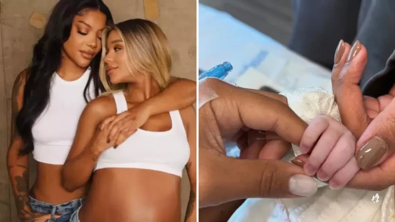 Nasce Zuri, filha de Ludmilla e Brunna Gonçalves