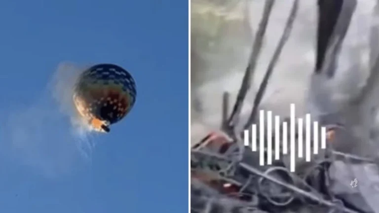 Em áudio, testemunha entrega detalhes de queda dramática de balão que caiu em SC, ouça