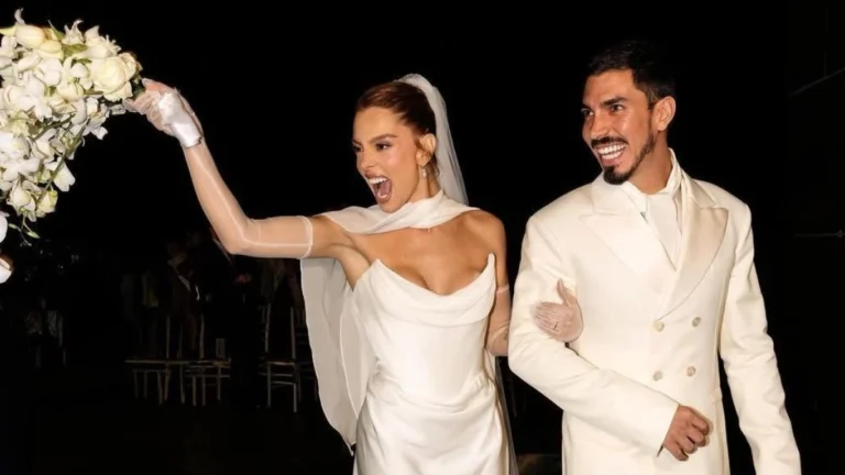 Saiba qual atriz pegou o buquê no casamento de Giovanna Lancellotti