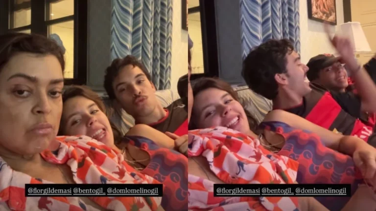 Nos EUA, Preta Gil aparece com sobrinhos torcendo pelo Mundial de Clubes