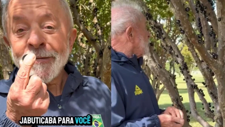 “Vou levar jabuticaba para você, Trump”, diz Lula ao citar briga tarifária