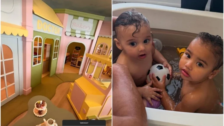 Bruna Biancardi mostra brinquedoteca das filhas e enteada, Helena; veja