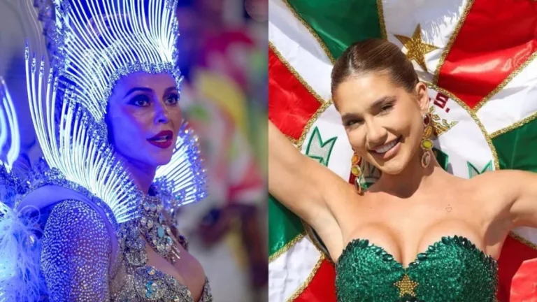 Paolla Oliveira fala sobre passar coroa da Grande Rio para Virginia