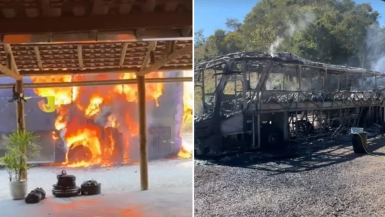 Ônibus das bandas Djavú e Bonde do Forró pega fogo em Minas Gerais: ‘Profundamente tristes’