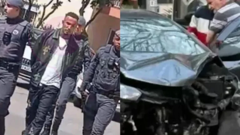 Grave! Gato Preto é preso após acidente de carro com Bia Miranda; vítima foi hospitalizada