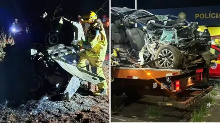 Carreta atinge carro e tira a vida de cinco pessoas; bebê está entre as vítimas