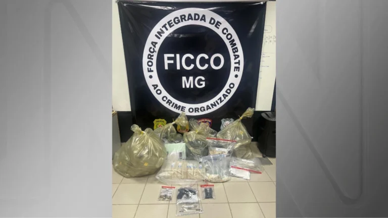 Quatro pessoas são presas e 100 quilos de drogas apreendidos em Minas