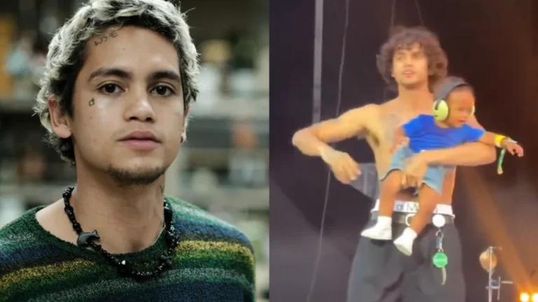 Ator de “Euphoria” leva filho para palco do Lollapalooza; veja