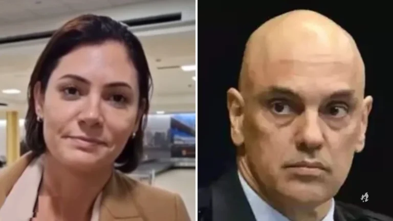 Michelle se pronuncia após Moraes ordenar monitoramento de Bolsonaro: “Humilhação”