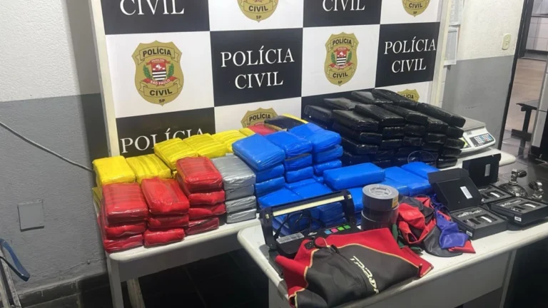 Tráfico intercontinental: Dupla é presa com 186 kg de cocaína em SP