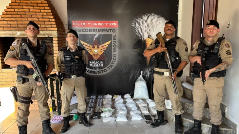Drogas avaliadas em R$ 3 milhões são apreendidas em Bicas (MG)