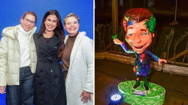 Filhas de Silvio Santos vão à exposição em homenagem ao apresentador; veja