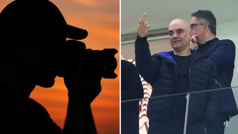 Fotógrafo que foi demitido ao fotografar Alexandre de Moraes fazendo gesto obsceno faz forte desabafo: “Política”