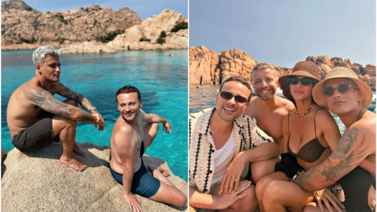 Gio Ewbank e Bruno Gagliasso levam amigo para lua de mel na Itália