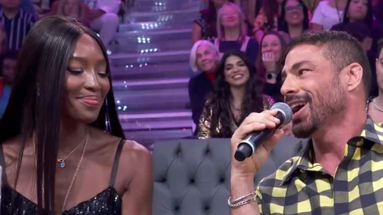 Naomi Campbell revela que estudou com Cauã Reymond: “Muito esforçado”