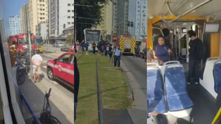 Ciclista idoso morre após ser prensado entre trem e grade de proteção em SP