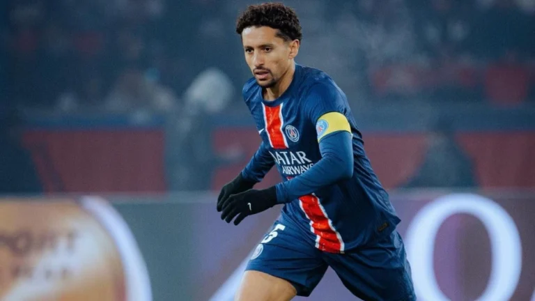 Marquinhos entra para lista de desfalques do PSG após sofrer lesão na coxa