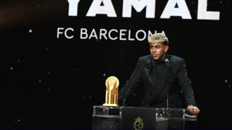 Lamine Yamal manda recado a Dembélé após ser superado na Bola de Ouro