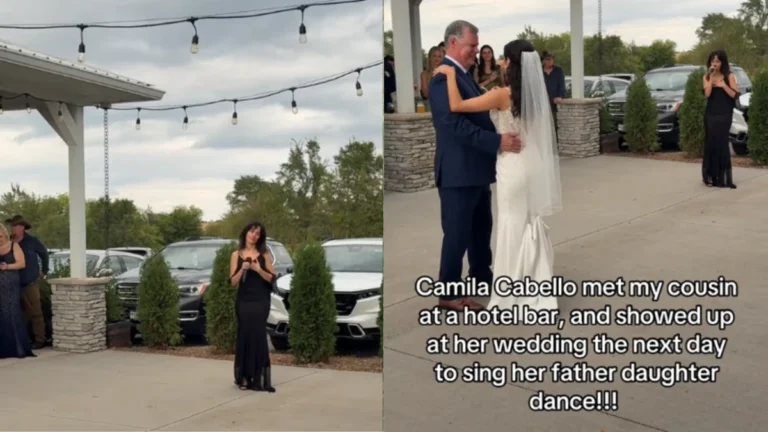 Camila Cabello surpreende convidados ao cantar no casamento de fã