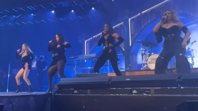 Fifth Harmony faz participação surpresa em show dos Jonas Brothers; veja