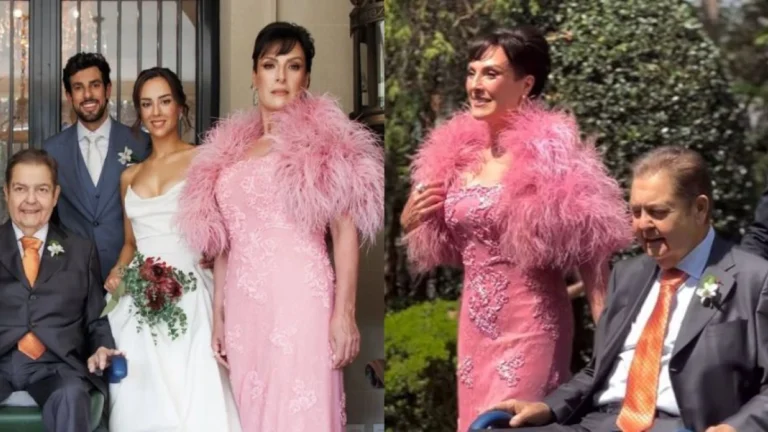 Look da ex-mulher de Faustão no casamento da filha divide opiniões