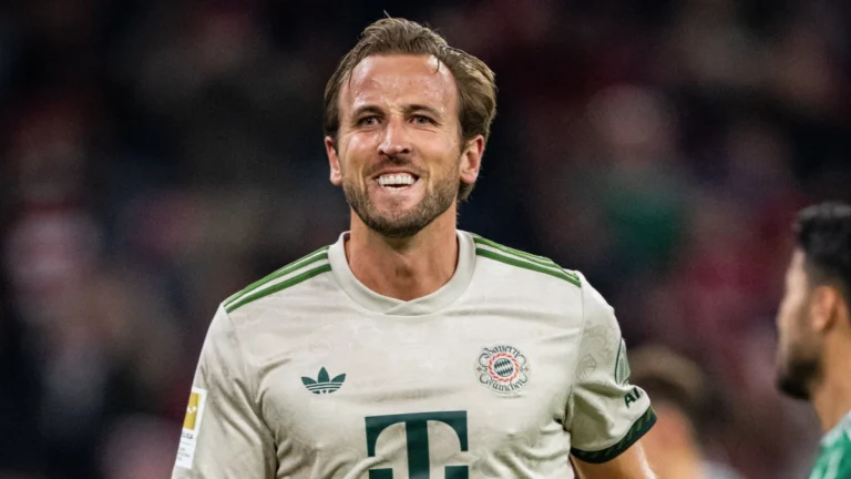 Kane marca dois, Bayern goleia o Werder Bremen e segue 100% na Bundesliga