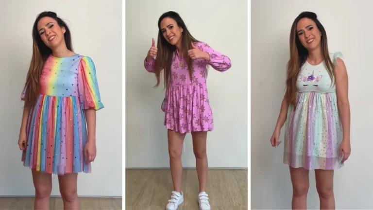 Tatá Werneck diverte internautas ao usar roupas da filha de 5 anos