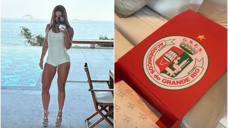 Virginia mostra preparativos para coroação como rainha da Grande Rio; veja