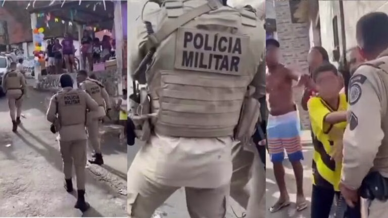 Vídeo: PM dá tapa em rosto de mulher durante festa em Salvador (BA)