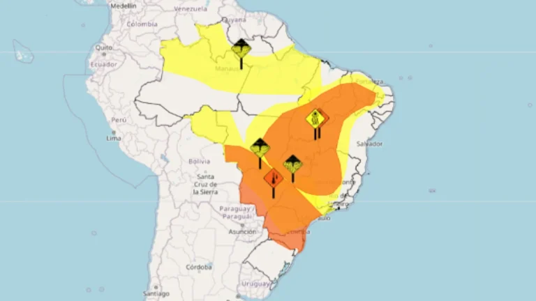 Inmet: Alerta prevê queda de temperatura e baixa umidade em 11 estados