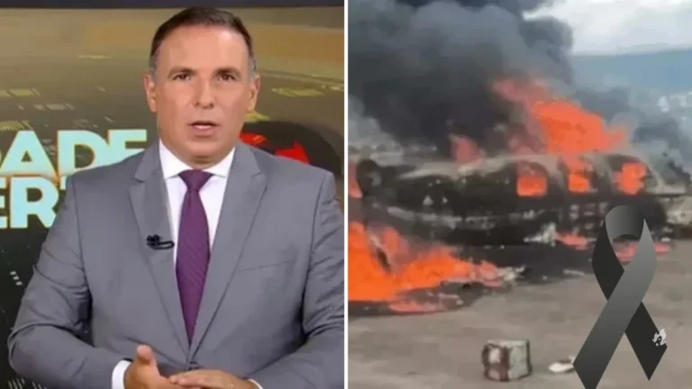 Reinaldo Gottino entra ao vivo no Jornal e entrega triste notícia sobre acidente aéreo: ‘não há sobreviventes’