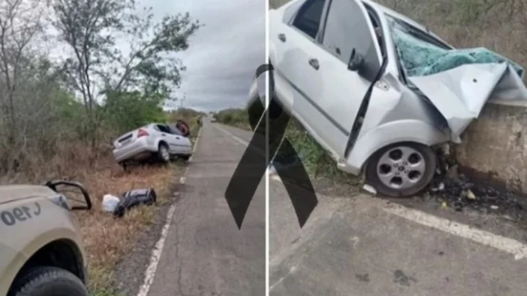 Fatalidade na estrada: quatro pessoas da mesma família perdem a vida após colisão em mureta na Bahia