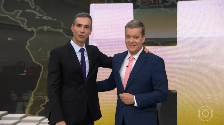 César Tralli se despede do “Jornal Hoje” antes se assumir lugar de Bonner