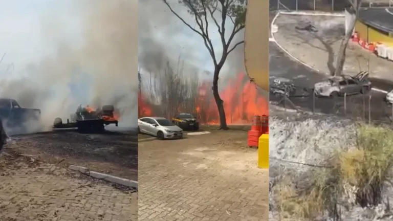 Incêndio atinge sede da Polícia Rodoviária e destrói quatro viaturas em SP