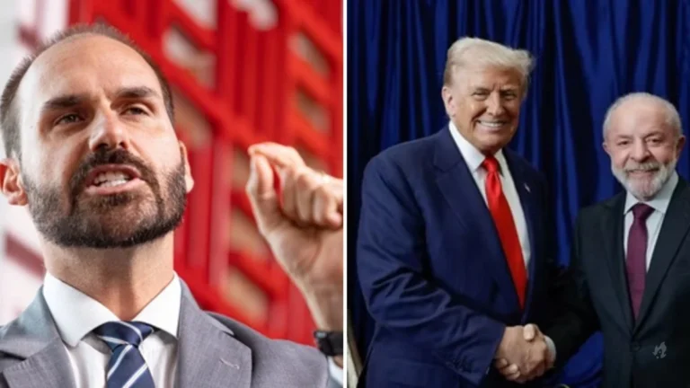 Eduardo Bolsonaro não perdoa e comenta reunião polêmica entre Lula e Trump
