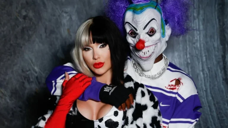 Virginia se transforma em Cruella de Vil em festa de Halloween com Vini Jr