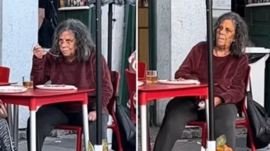 Maria Gladys é flagrada perambulando pelas ruas do Rio após meses desaparecida