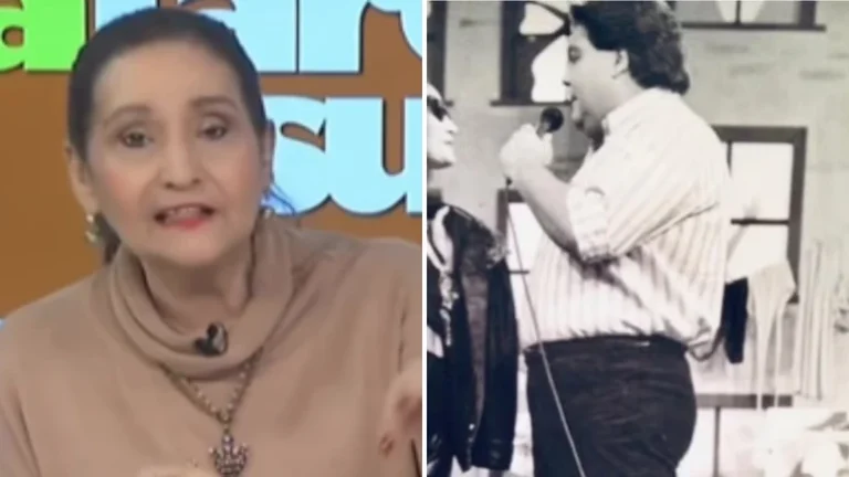 Mudou muito? Sonia Abrão surge em foto como modelo ao lado de Faustão; veja