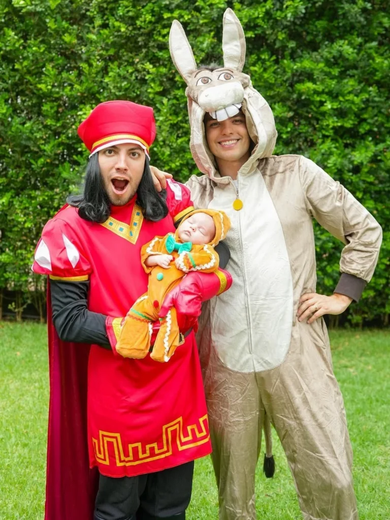 Lucas Rangel e Lucas Bley celebram 1º mês da filha Mia; veja fotos