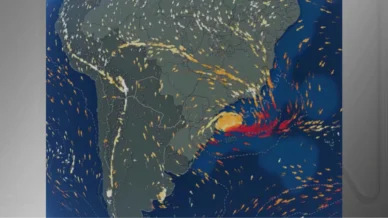Ciclone pode causar ventos de 100 km/h no Sul e Sudeste nesta sexta (7)