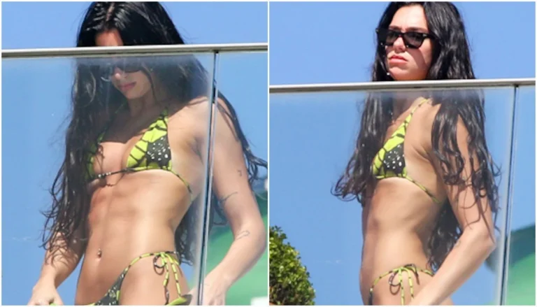 Dua Lipa aproveita dia de sol para se bronzear no Rio; veja fotos