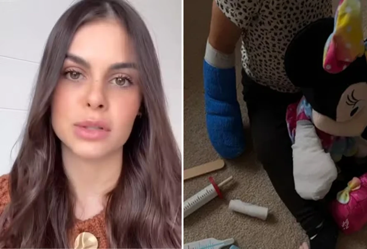 Filha de Neymar perde 90% do dedo e mãe faz desabafo emocionante