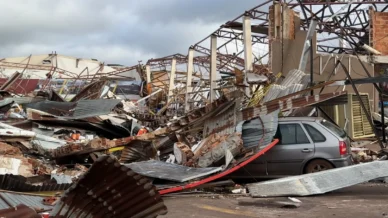 Tornados que atingiram o Paraná são reclassificados para categoria F4